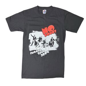 No‎ Doubt T-shirt Mens Grey Summer Tour 2009 Majestic Red S Grunge Band Y2K Rock